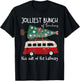 Jolliest Bunch Of Teachers This Side Of The Hallway Xmas T-Shirt - T-Shirt | Black
