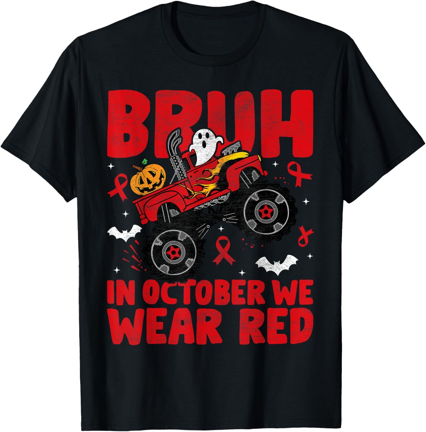 Red Ribbon Week Awareness For Toddler Kids Boys Halloween T-Shirt - T-Shirt | Black
