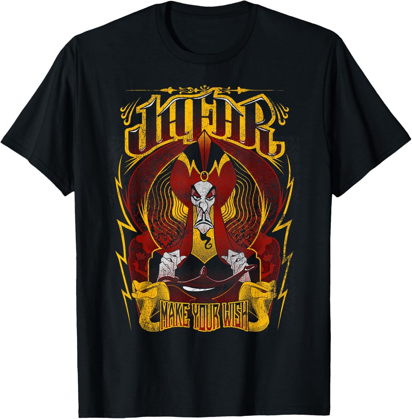 Disney Aladdin Jafar Make Your Wish Graphic T-Shirt - T-Shirt | Black