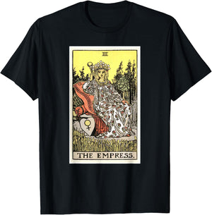 The Empress Tarot Card T-Shirt - T-Shirt | Black