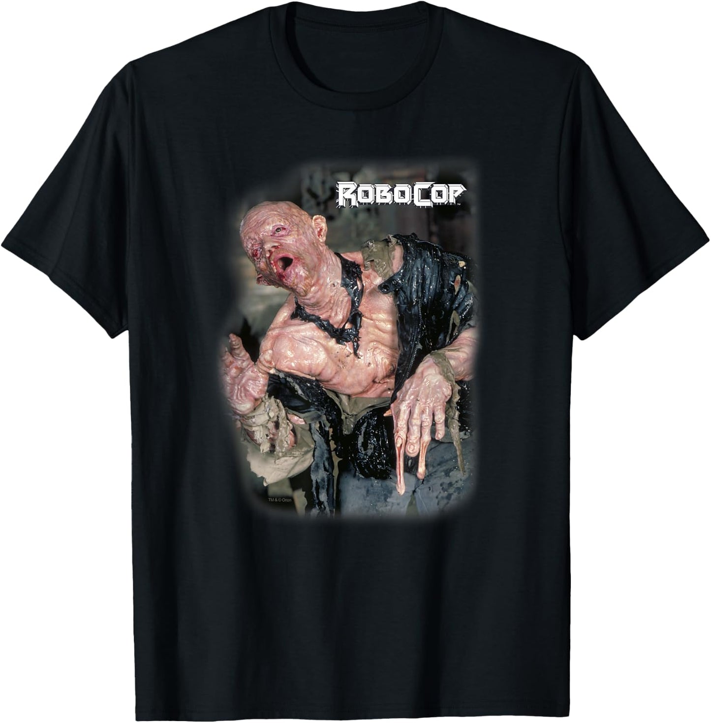 RoboCop Melting Man Portrait Poster T-Shirt - T-Shirt | Black
