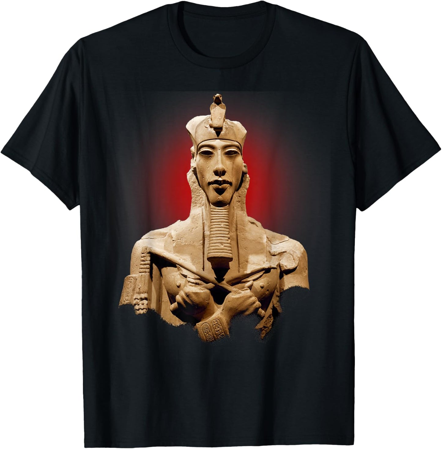 Akhenaten Egyptian Pharaoh T-Shirt - T-Shirt | Black