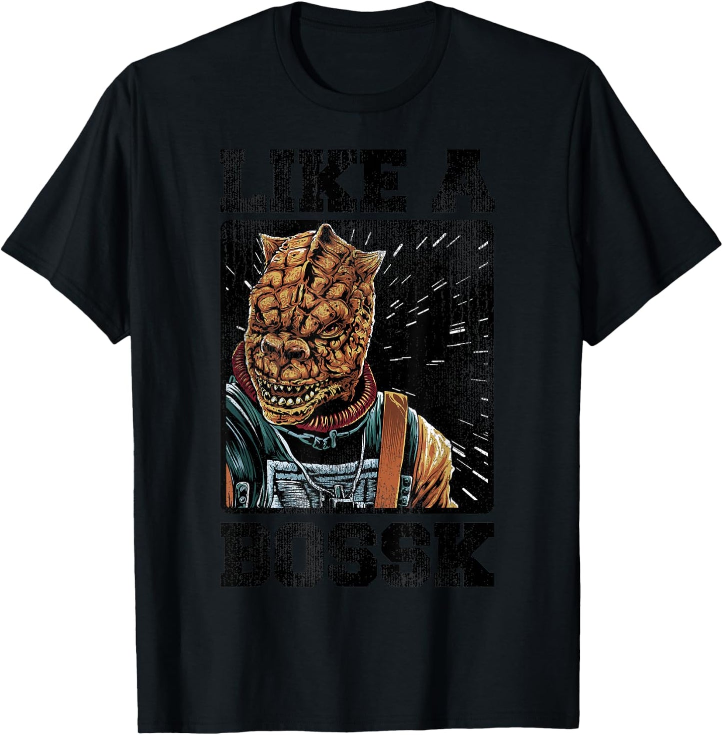 Star Wars Bounty Hunter Like a Bossk Graphic T-Shirt - T-Shirt | Black
