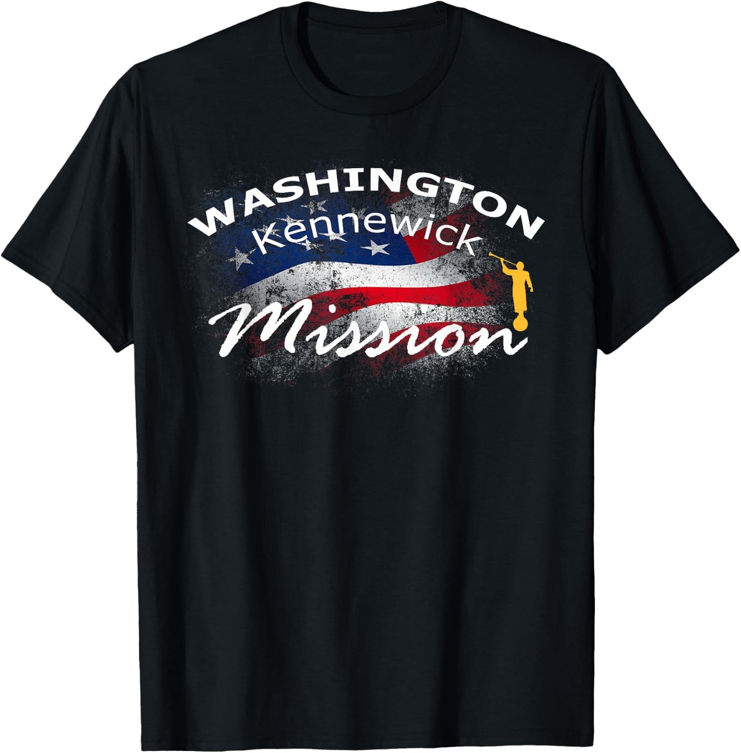 Washington Kennewick Mormon LDS Mission Missionary Gift T-Shirt - T-Shirt | Black