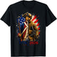 1776-2026 Patriotic Soldier 250th Anniversary America T-Shirt - T-Shirt | Black