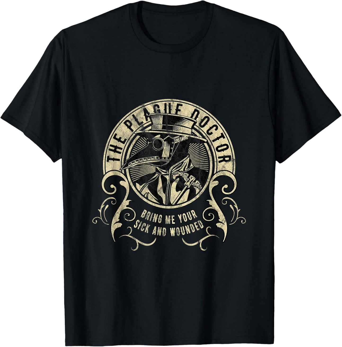 The Plague Doctor T-Shirt - T-Shirt | Black