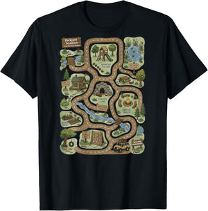 Retro Tired Dad Club Mat Road Car Race Track Fathers Day T-Shirt - T-Shirt | Black
