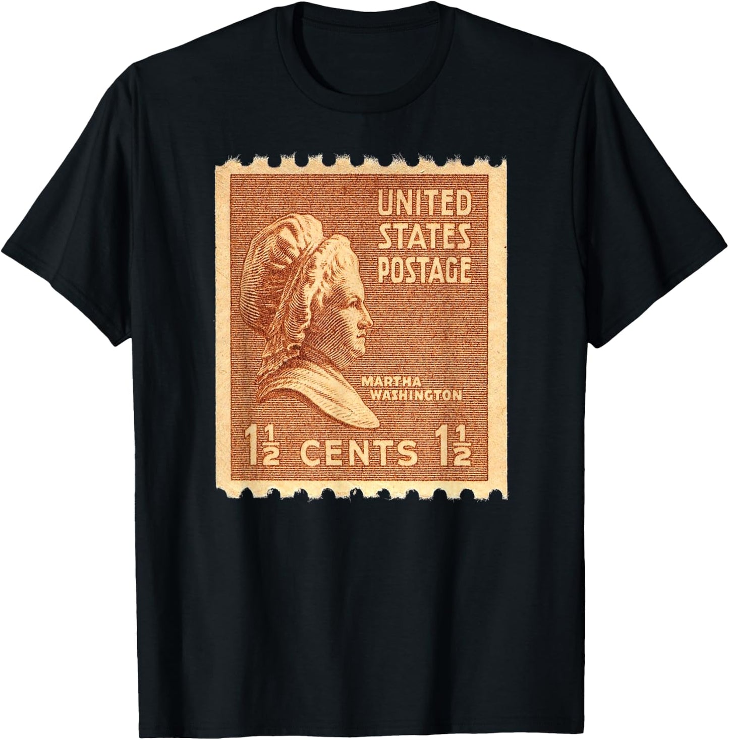 Martha Washington - Wife of George Washington T-Shirt - T-Shirt | Black