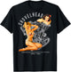 Shovelhead Retro Pinup V-Twin Engine 1966 Motorcycle Gear T-Shirt - T-Shirt | Black