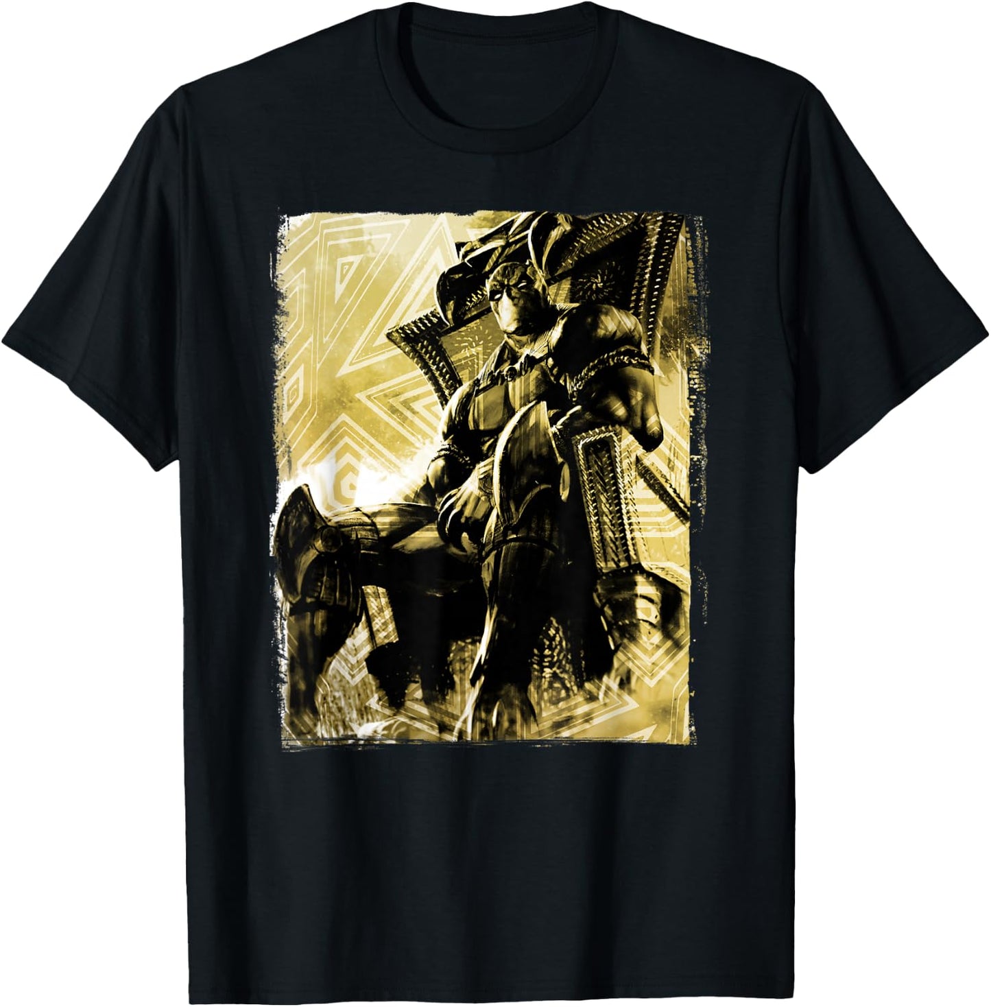 Marvel Black Panther The King's Throne Graphic T-Shirt - T-Shirt | Black