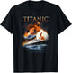Titanic Iconic Jack & Rose Retro Vintage Big Chest Poster T-Shirt - T-Shirt | Black