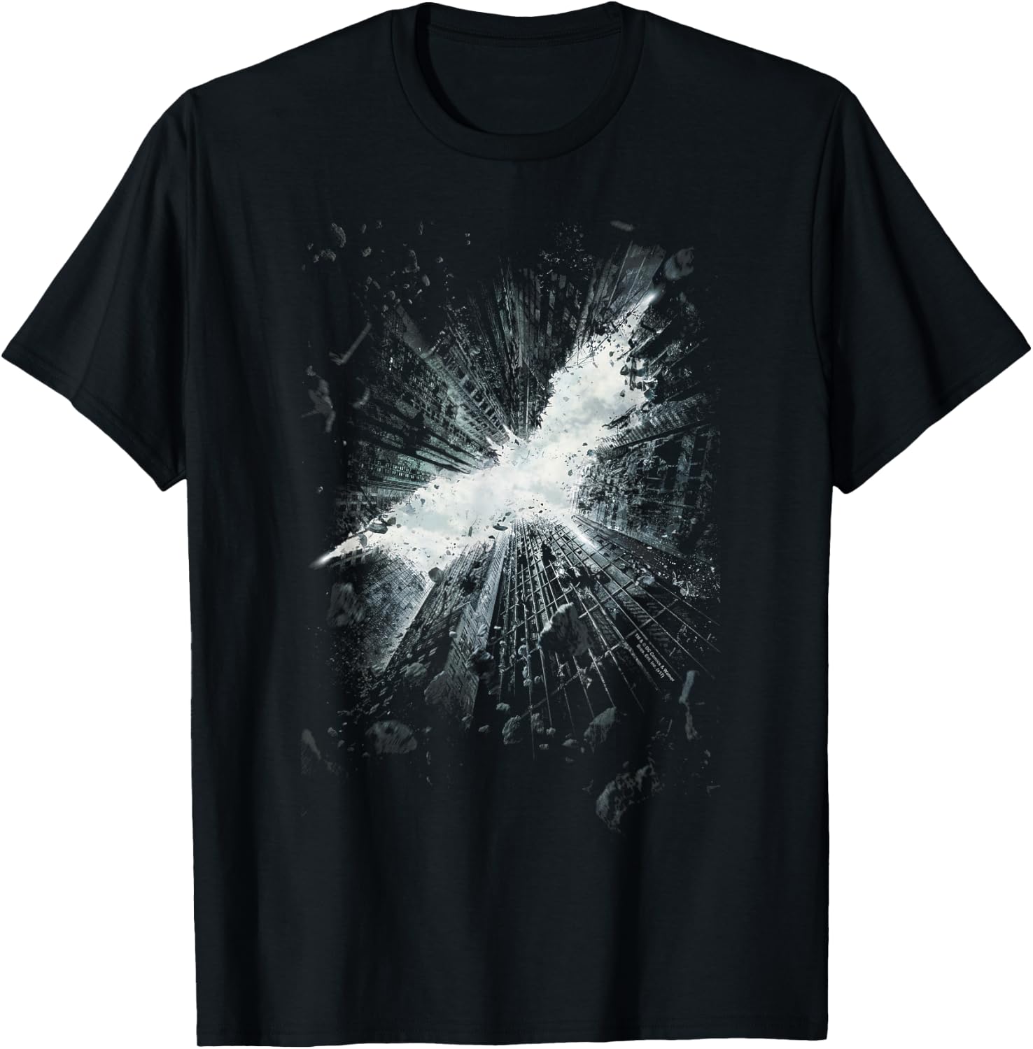 Batman Dark Knight Rises Teaser Poster T-Shirt - T-Shirt | Black