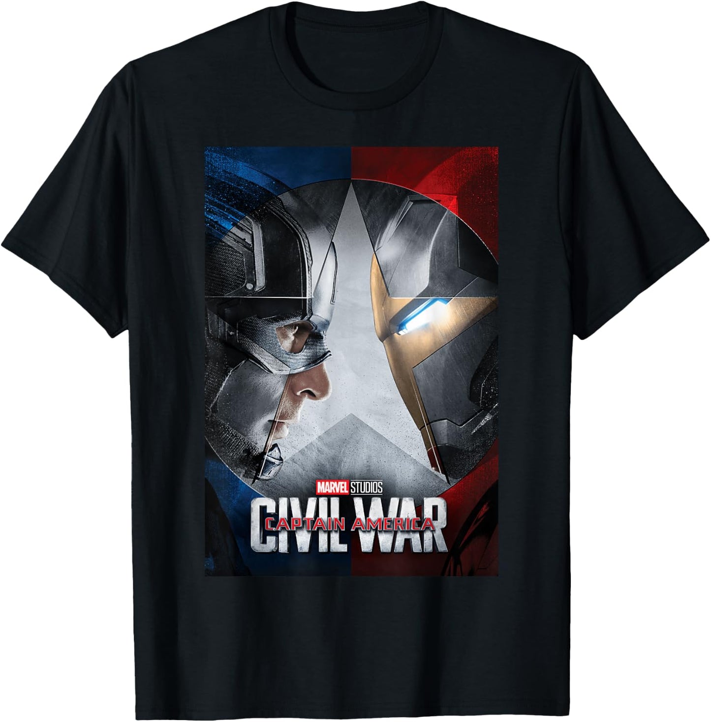 Marvel Studios Capt. America Civil War Movie Graphic T-Shirt - T-Shirt | Black