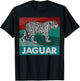 Retro Jaguar Shirt - Cool Vintage Style Print Gift T-Shirt - T-Shirt | Black