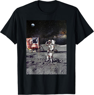 Man on the Moon T-Shirt - T-Shirt | Black