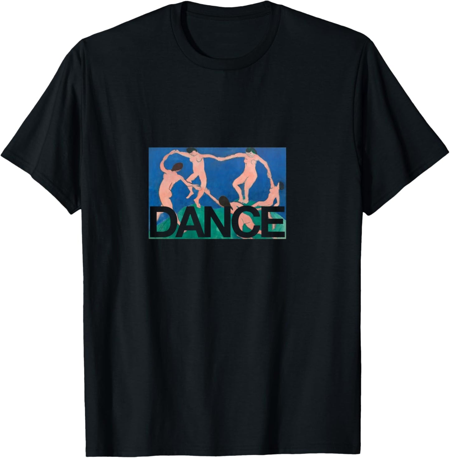 Matisse 'The Dance' Famous Artwork PAPL2748 T-Shirt - T-Shirt | Black
