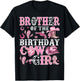 Brother Of The Birthday Cow-Girl Rodeo Cow Girl Birthday T-Shirt - T-Shirt | Black