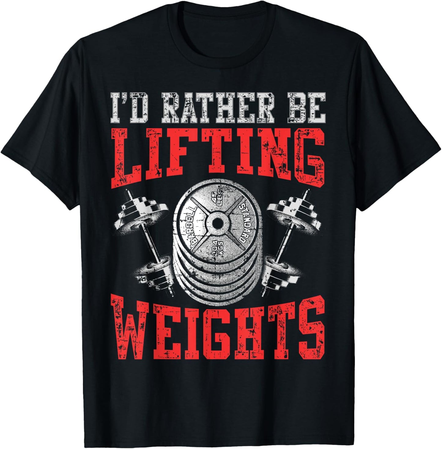 Weight Lifter Quote - Lifting Weights Enthusiasts T-Shirt - T-Shirt | Black