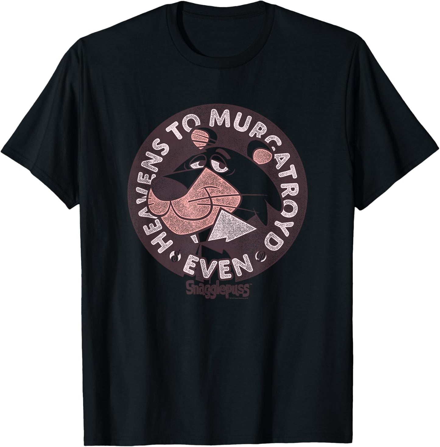Snagglepuss Heavens to Murgatroyd T-Shirt - T-Shirt | Black