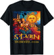 2026 Total Solar Eclipse Spain Cosmic Memorabilia T-Shirt - T-Shirt | Black