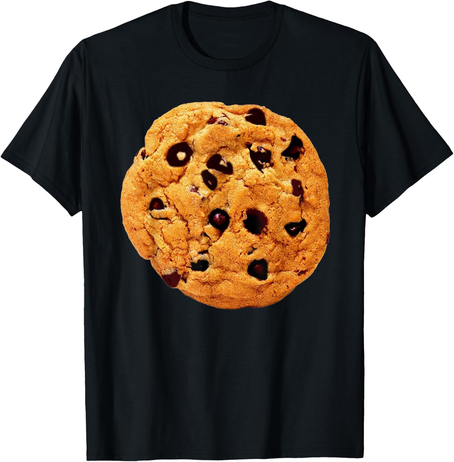 Chocolate Chip Cookie Costume Shirt Last Minute Lazy Party T-Shirt - T-Shirt | Black