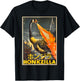 Wave Honkzilla Goose Retro Japanese T-Shirt - T-Shirt | Black