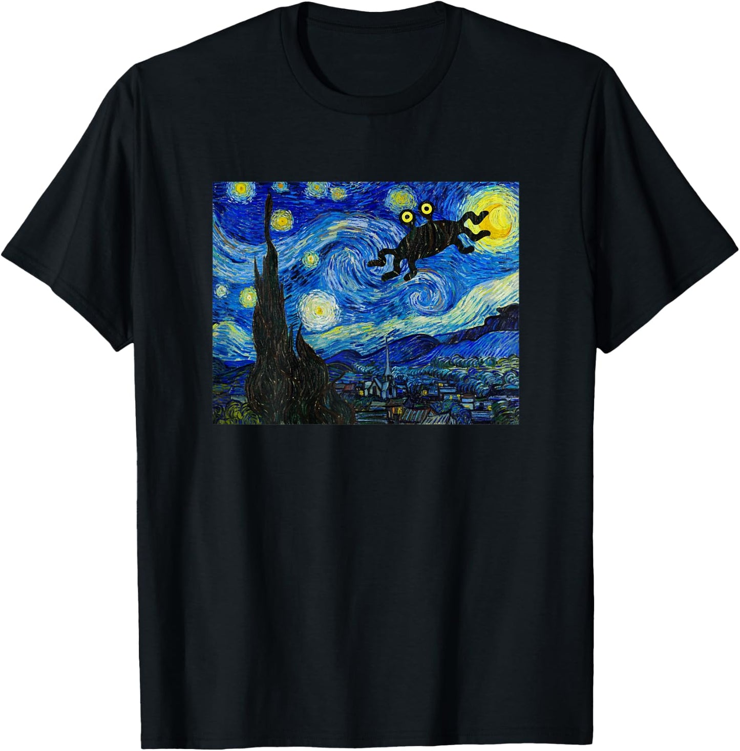 FSM Flying Spaghetti Monster Pastafarian Atheist Gift T-Shirt - T-Shirt | Black