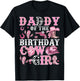 Daddy Of The Birthday Cow-Girl Rodeo Cow Girl Birthday T-Shirt - T-Shirt | Black