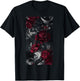 Rose Flowers Floral Aesthetic Vintage flowers T-Shirt - T-Shirt | Black