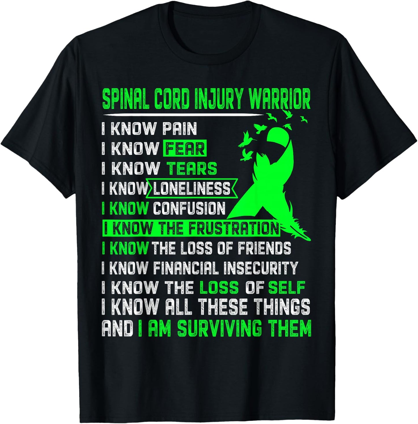 Spinal Cord Injury Warrior Men T-Shirt - T-Shirt | Black