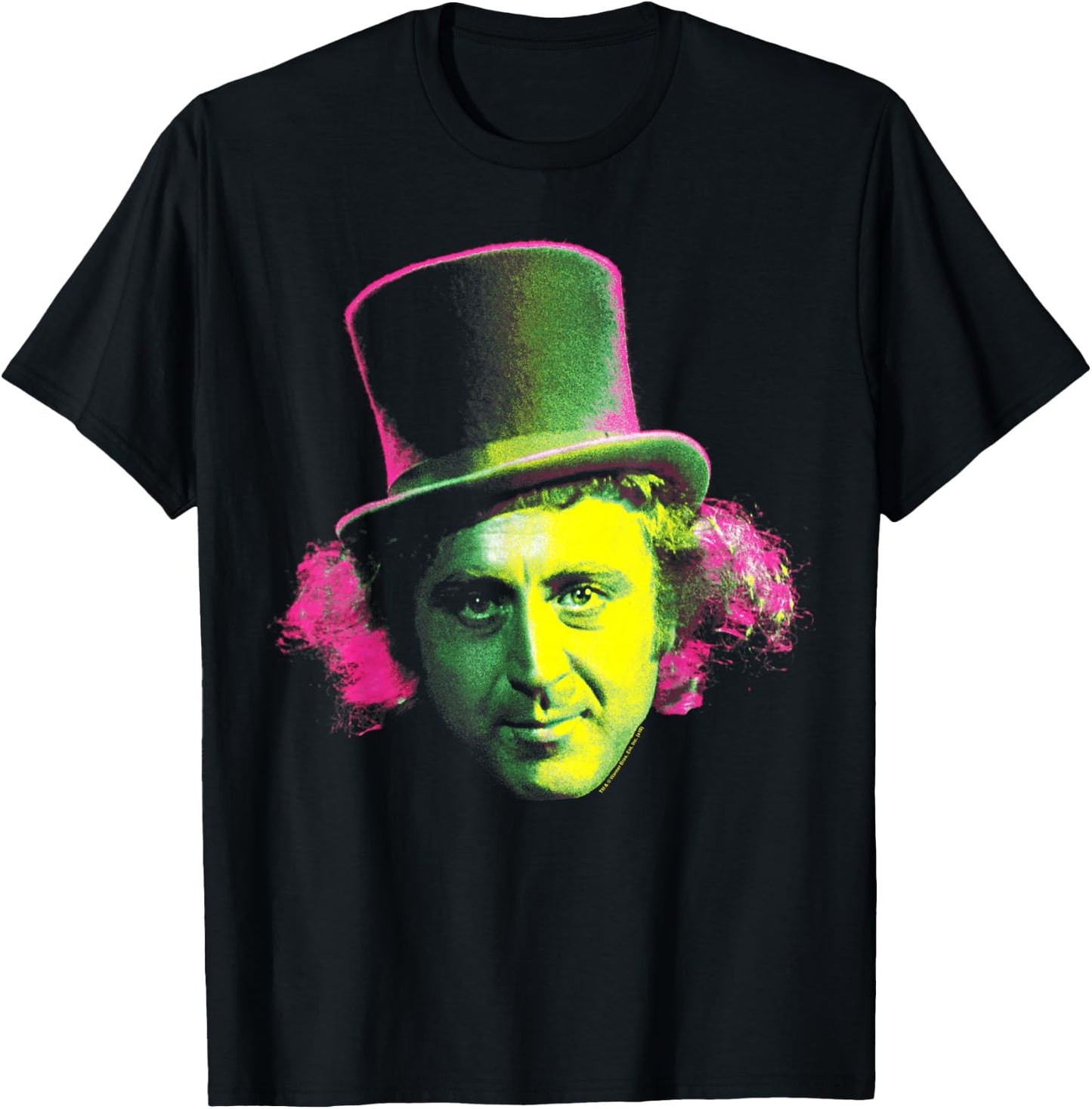 Willy Wonka Face T-Shirt - T-Shirt | Black