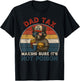 Dad Tax Making Sure It's Not Poison Funny Father's Day Men T-Shirt - T-Shirt | Black