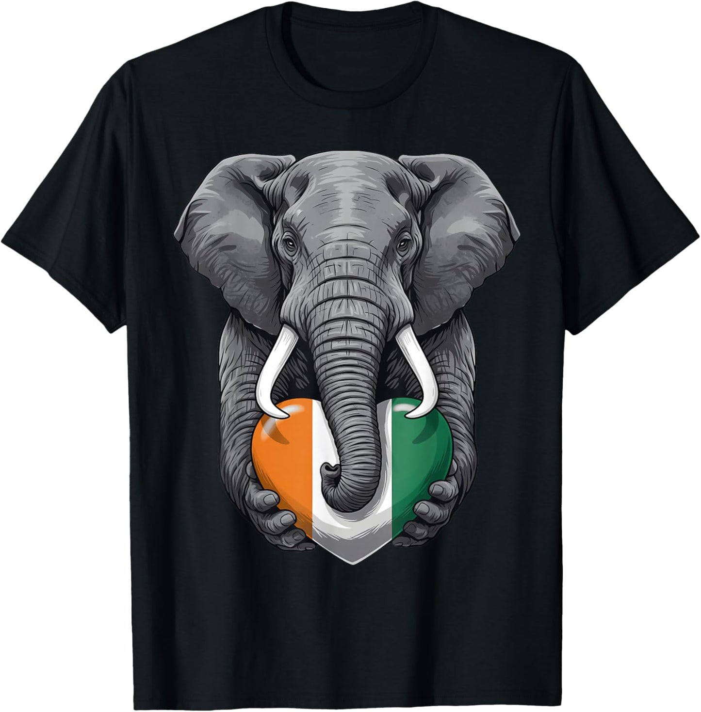 Ivory Coast Flag Cote D'Ivoire Ivorian Roots T-Shirt - T-Shirt | Black