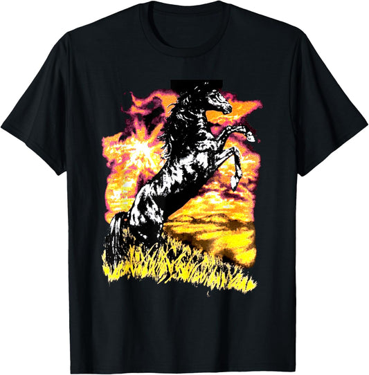 Charlie Horse T-Shirt - T-Shirt | Black