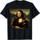 Mona Lisa Holding Black cat Black cat Mom Black cat Dad Cute T-Shirt - T-Shirt | Black