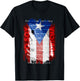 Coqui Shirt, Yo Soy Boricua Puerto Rico Flag Wepa Taino Art T-Shirt - T-Shirt | Black