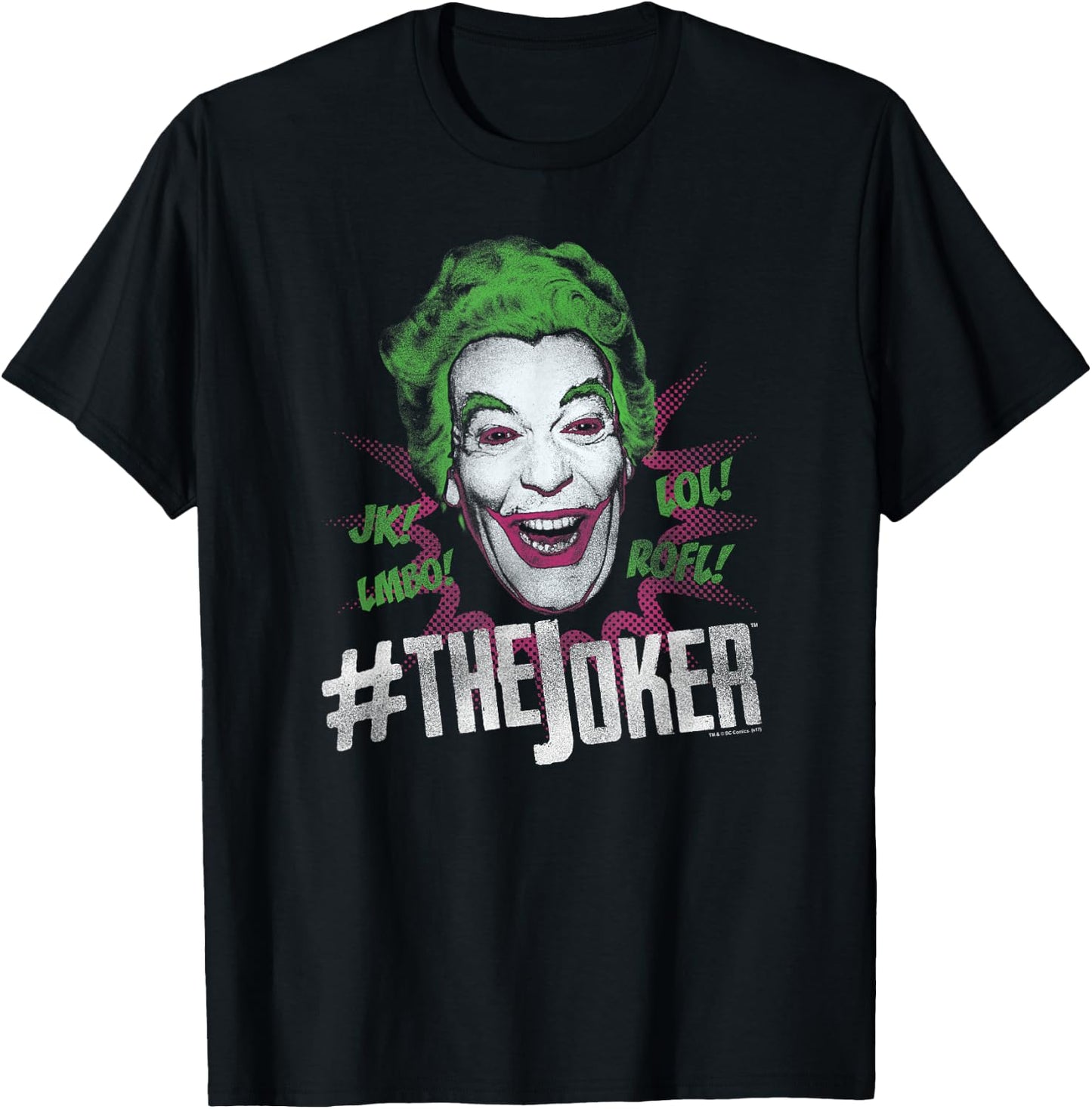 Batman Classic TV Series #Joker T Shirt T-Shirt - T-Shirt | Black