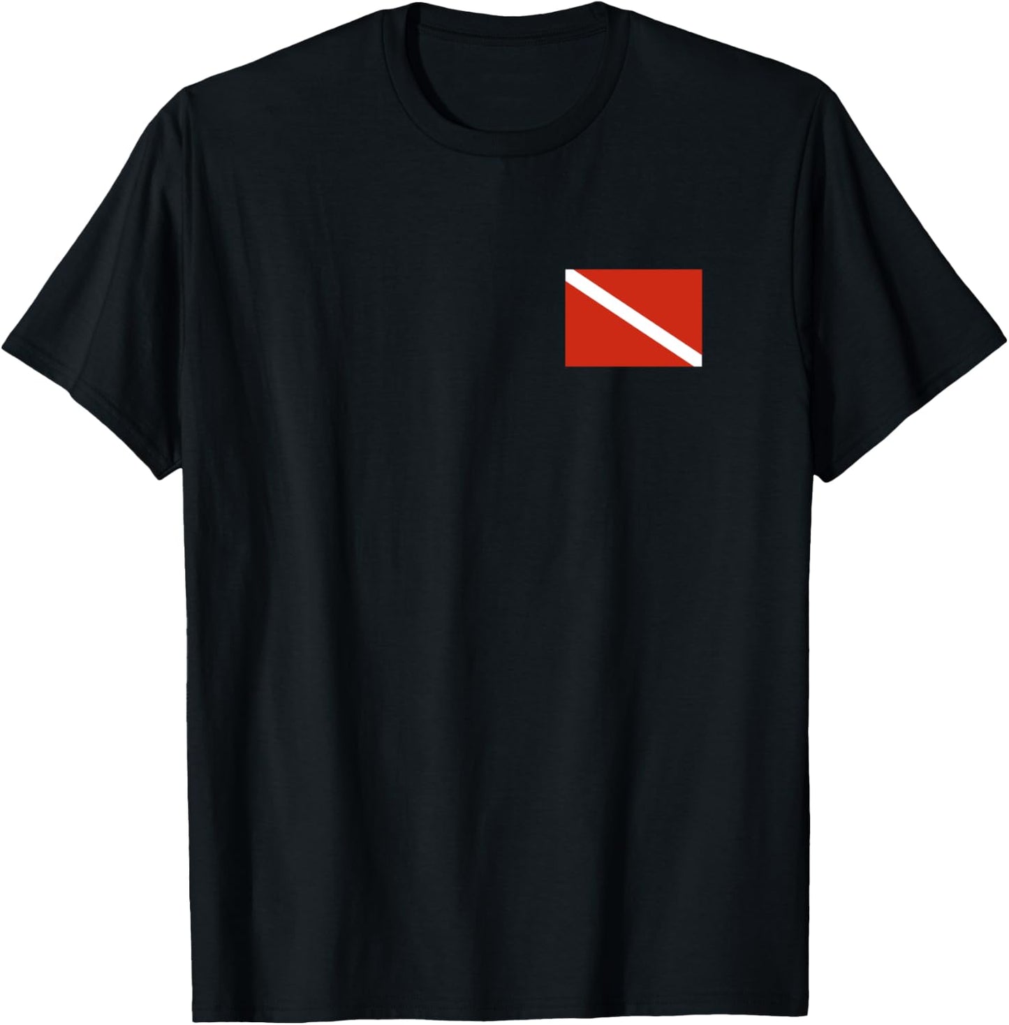 Diver Down Dive Flag Scuba Diving T-Shirt - T-Shirt | Black