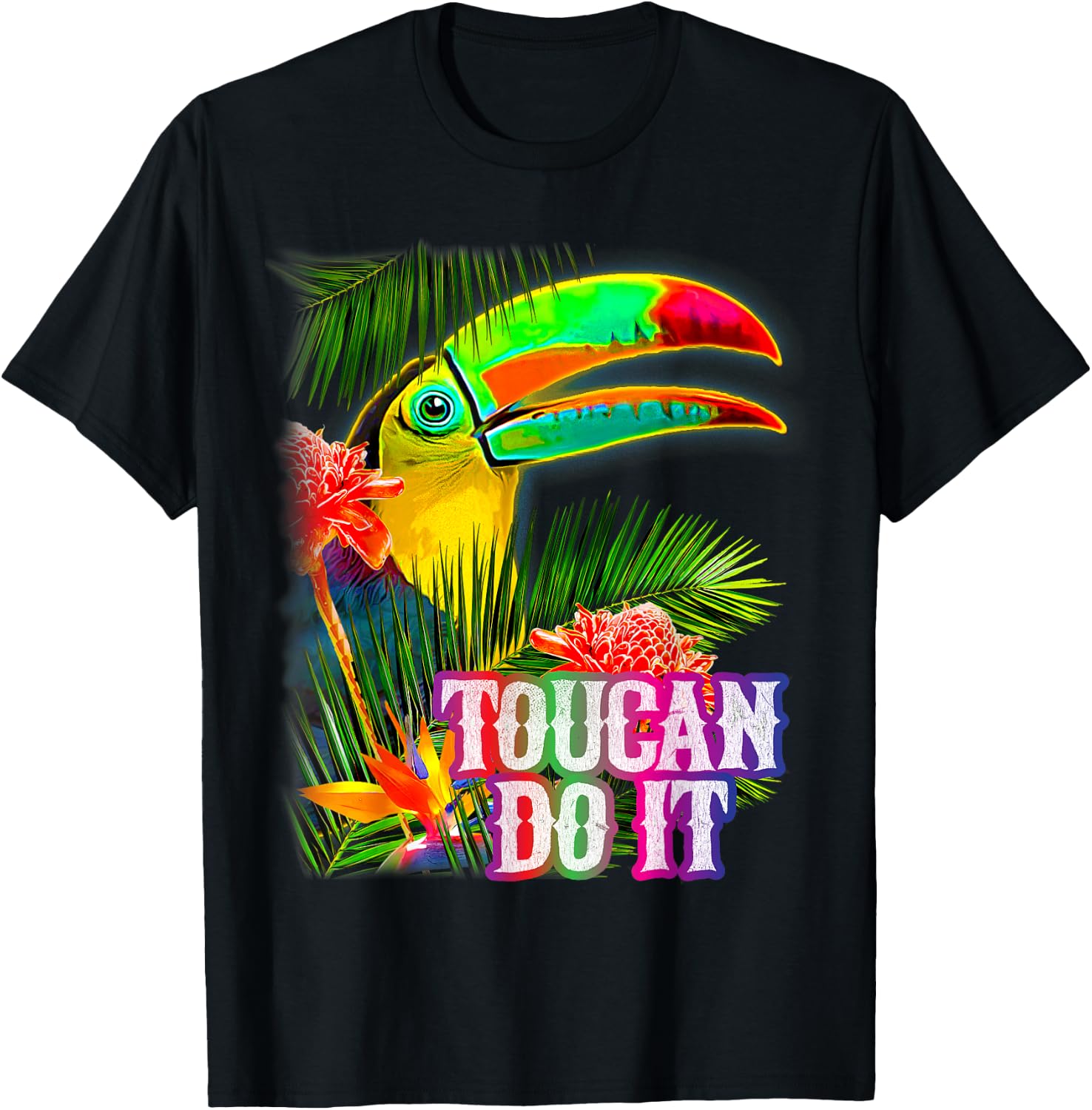 Toucan Do It T-Shirt - T-Shirt | Black