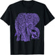 Purple Elephant Alzheimer Awareness Apparel & Gifts, END ALZ Small T-Shirt - T-Shirt | Black