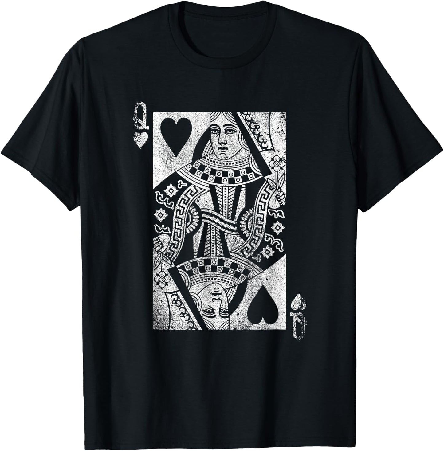 The Original Queen of Hearts (Vintage Design) T-Shirt - T-Shirt | Black