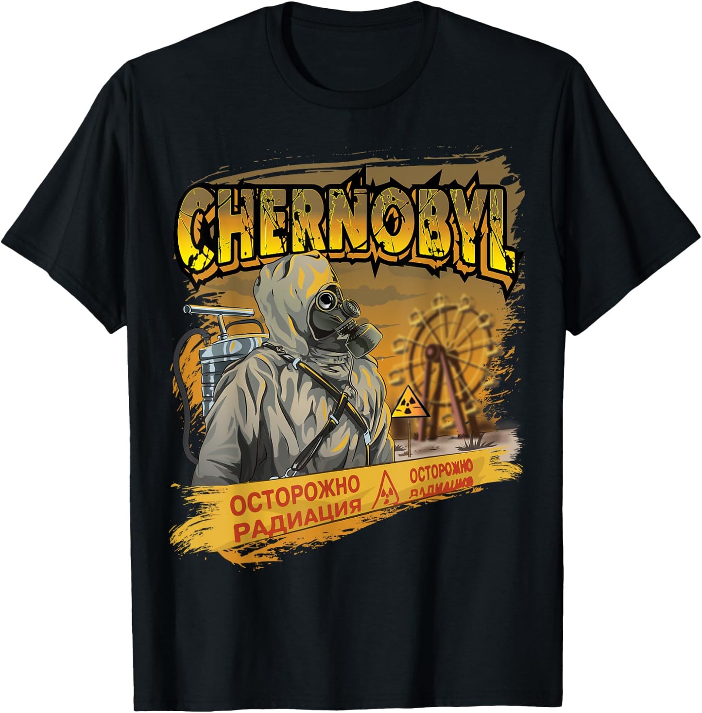 3.6 Roentgen Not Great Not Terrible Chernobyl Nuclear Hazard T-Shirt - T-Shirt | Black