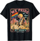Funny We Pride At Dawn Lesbian Pride Western LGBTQ Cowgirl T-Shirt - T-Shirt | Black