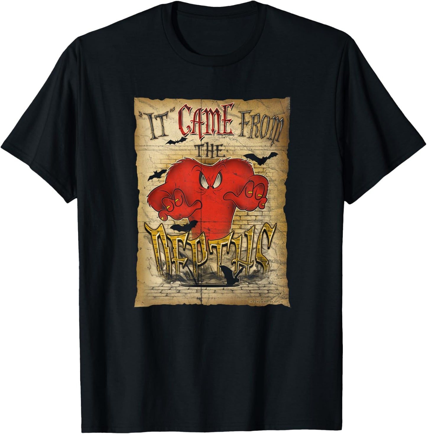 Looney Tunes The Depths T-Shirt - T-Shirt | Black