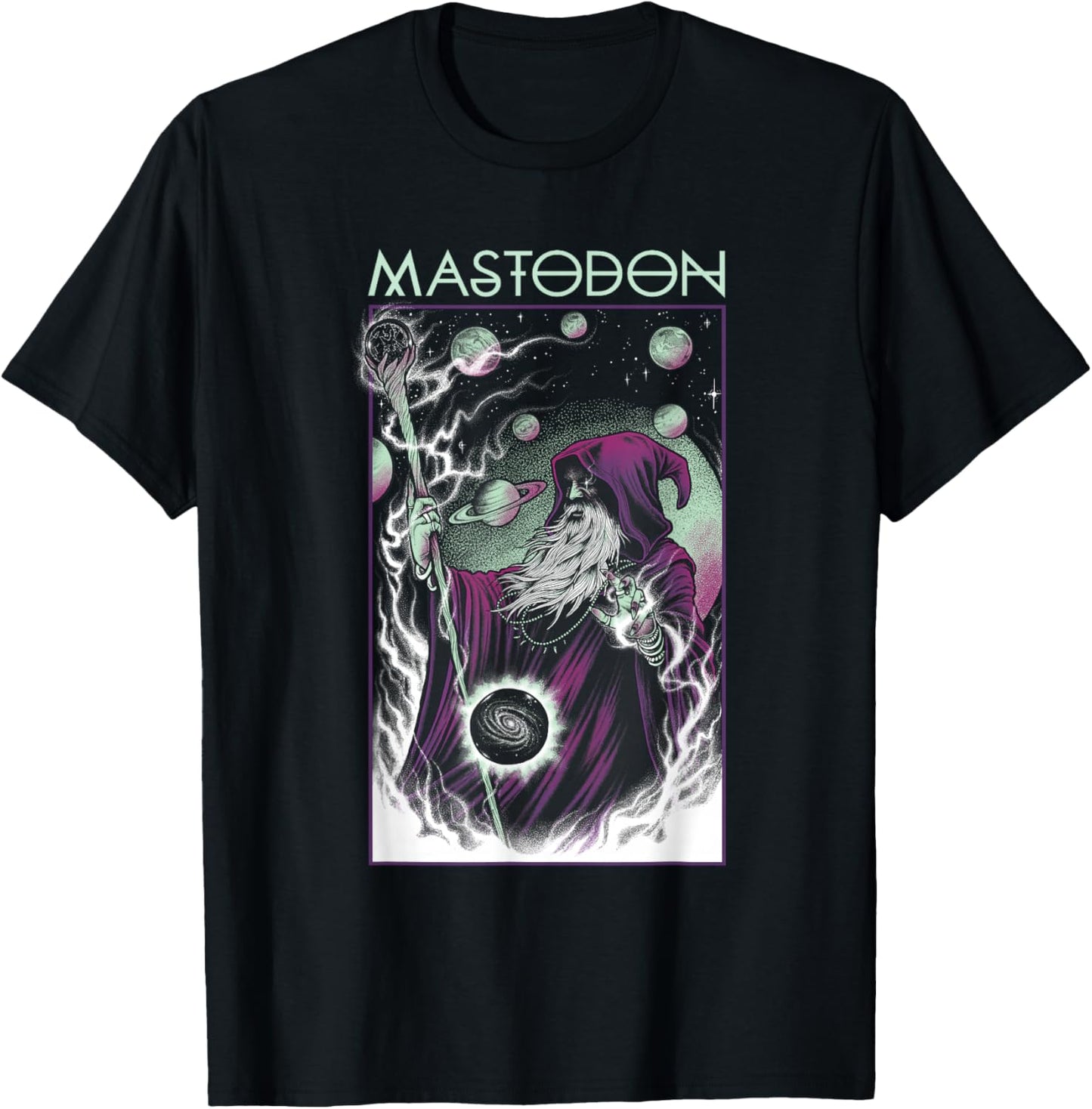 Mastodon The Infinite Arc Tour Saratoga Springs T-Shirt - T-Shirt | Black