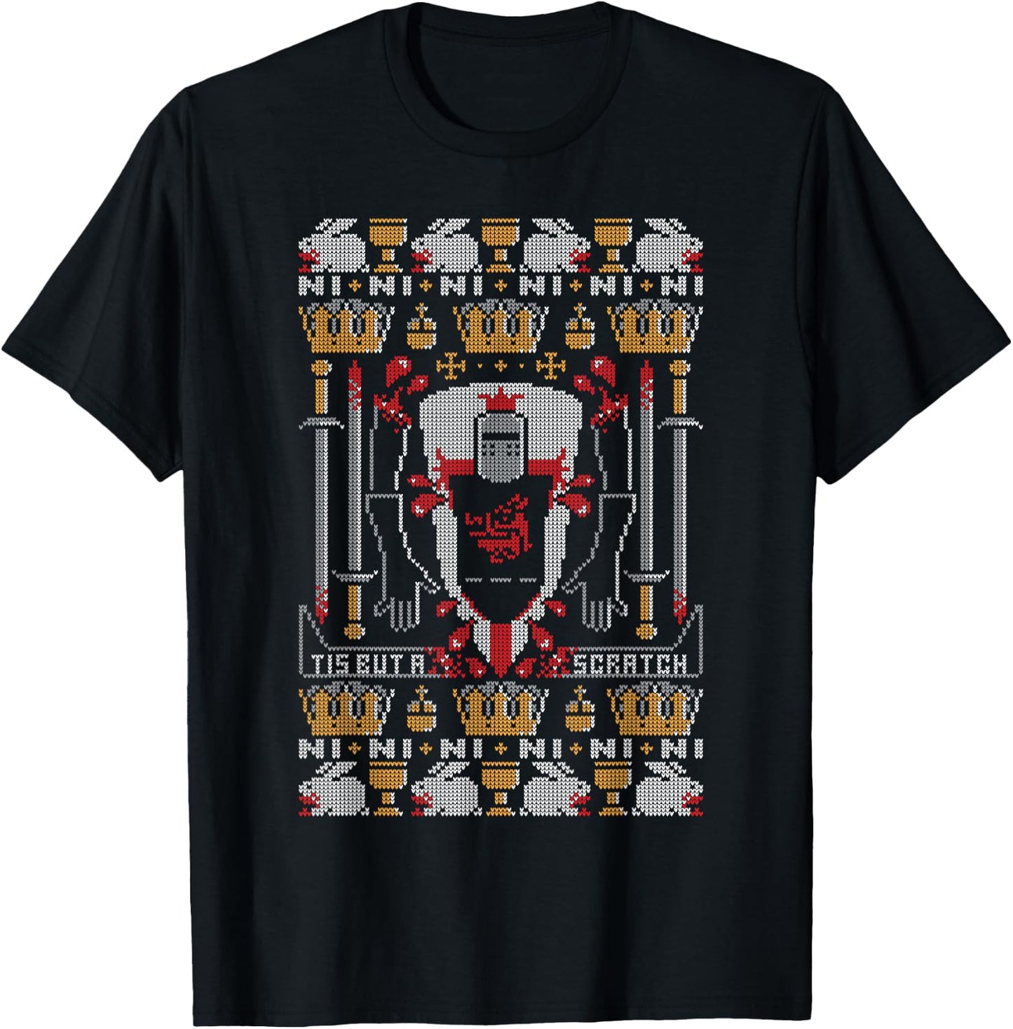 Black Knight / Holy Grail / Legs Off / Funny British Comedy T-Shirt - T-Shirt | Black