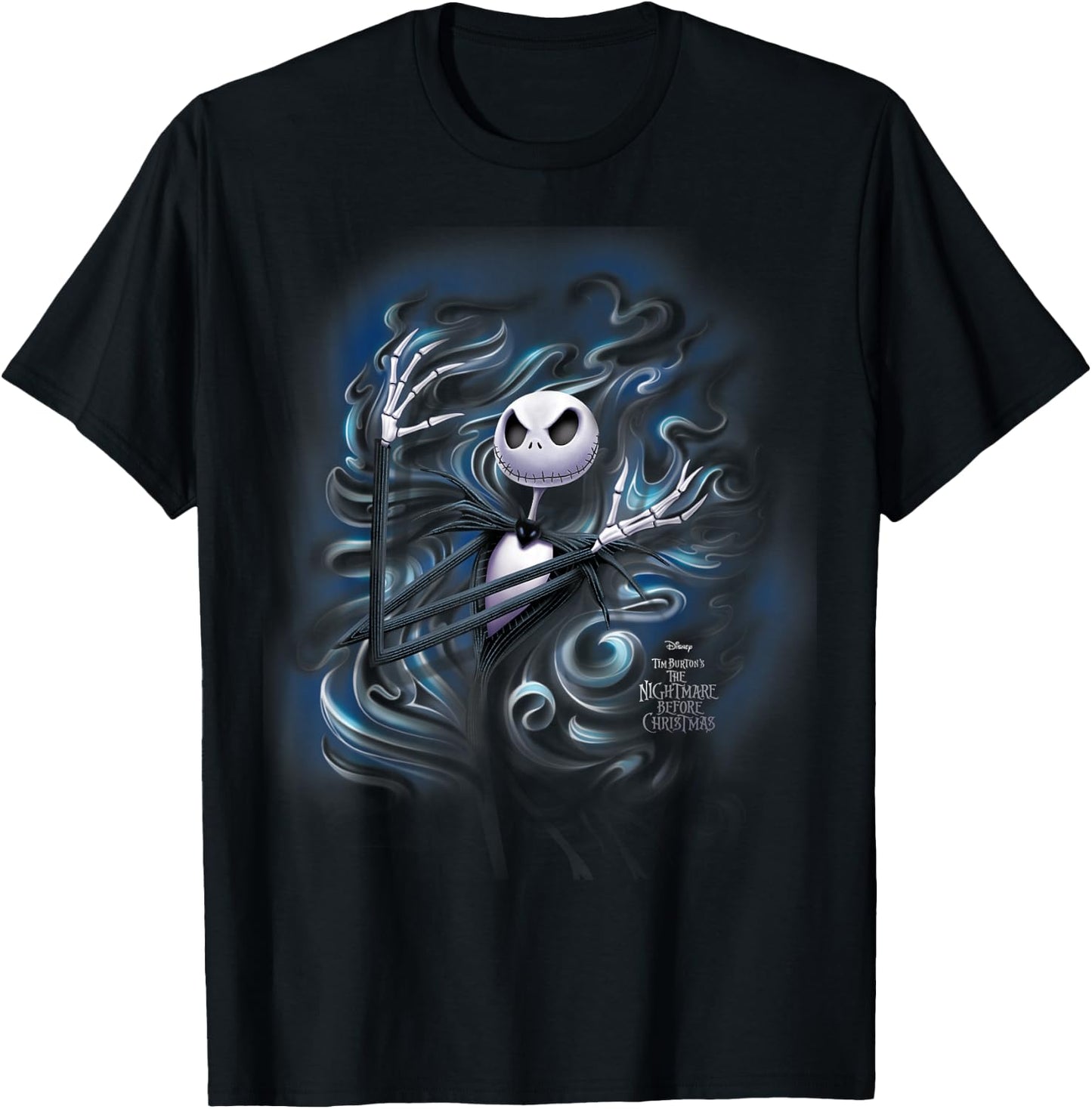 Disney - Nightmare Before Christmas Jack Fog T-Shirt - T-Shirt | Black