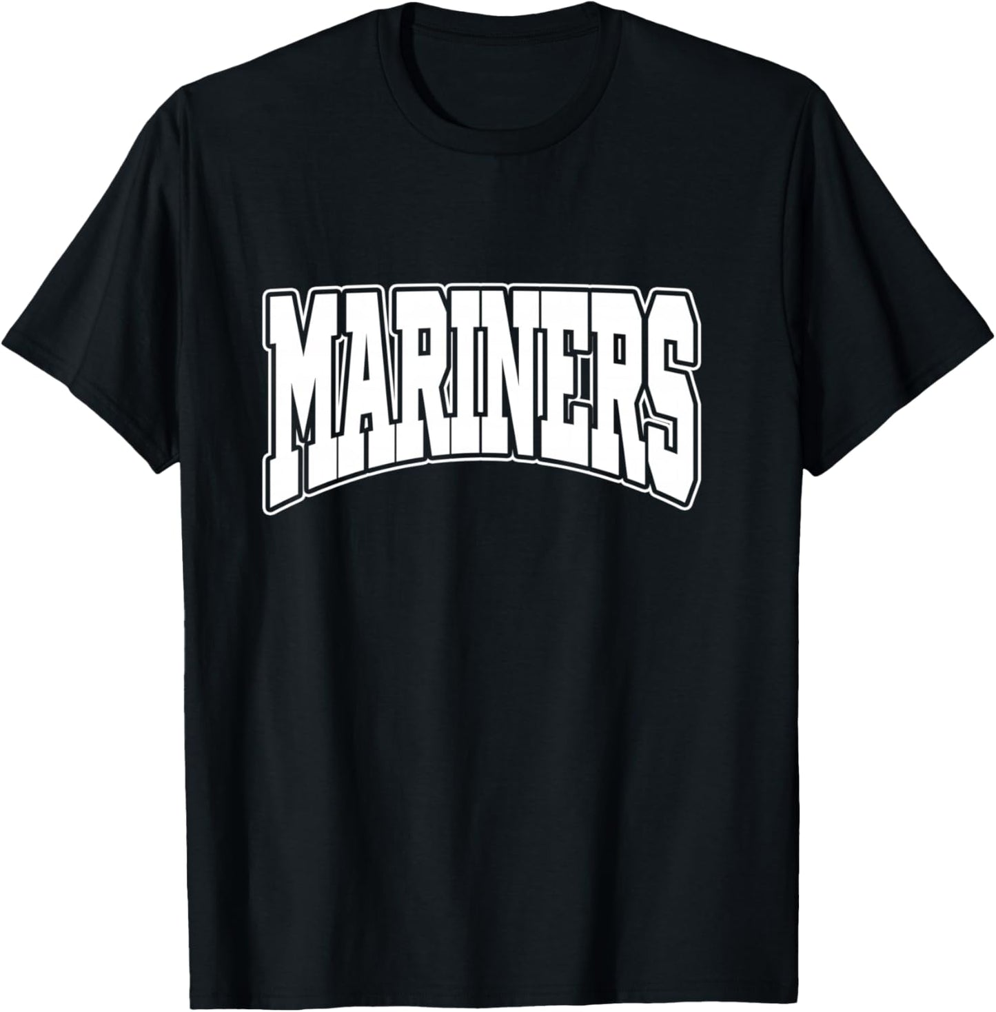 Vintage Mariners Athletic Sports Men Women T-Shirt - T-Shirt | Black