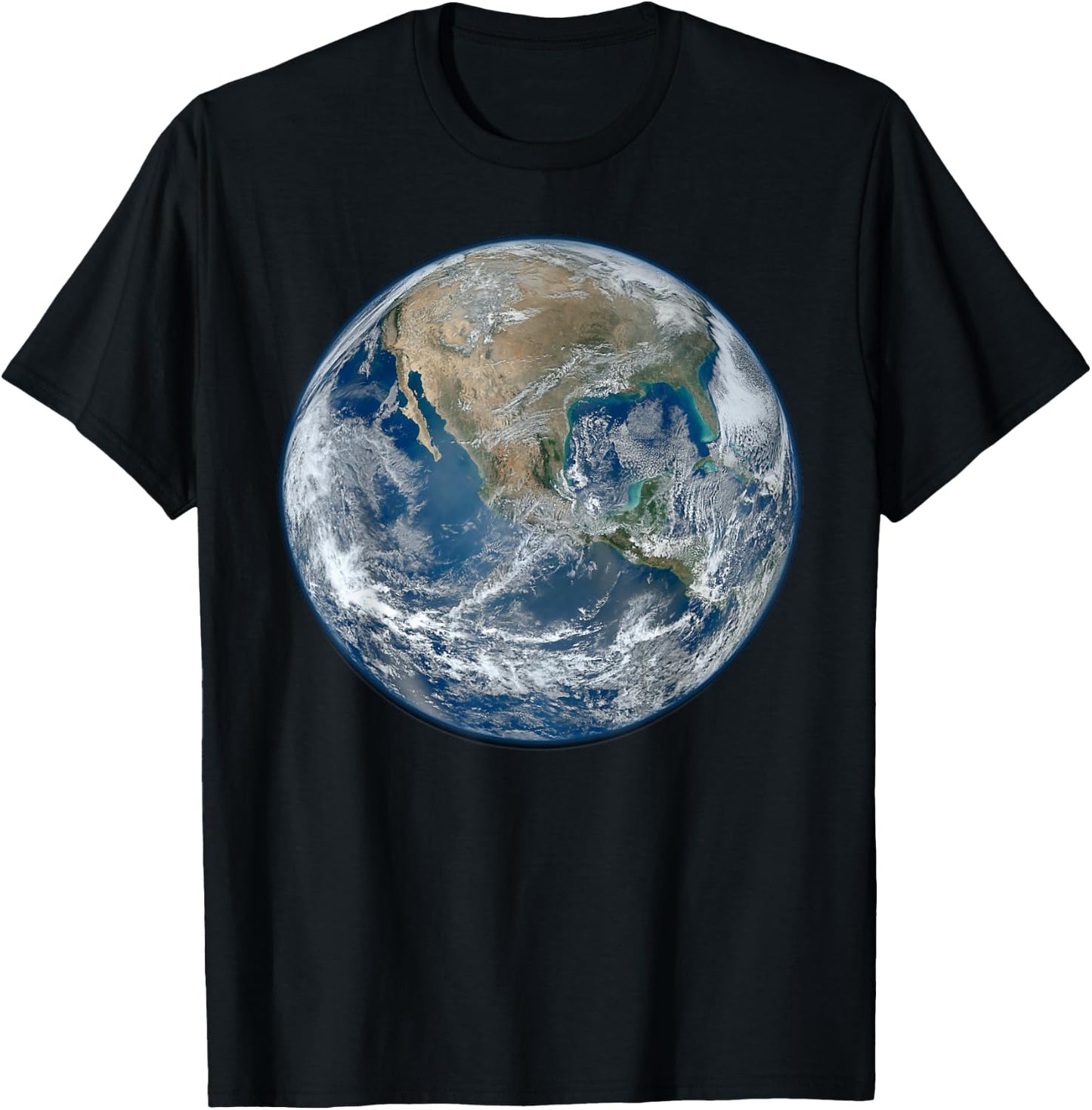 Earth Planet Earth in Space The Blue Planet T-Shirt - T-Shirt | Black