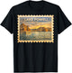 Vintage Lake Powell Retro Travel Stamp Art T-Shirt - T-Shirt | Black
